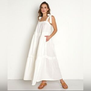 Cleobella Abigail Ivory Ankle Dress